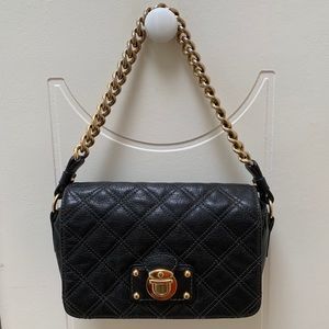 Marc Jacobs Leather Quilted Bag - Gold Chain